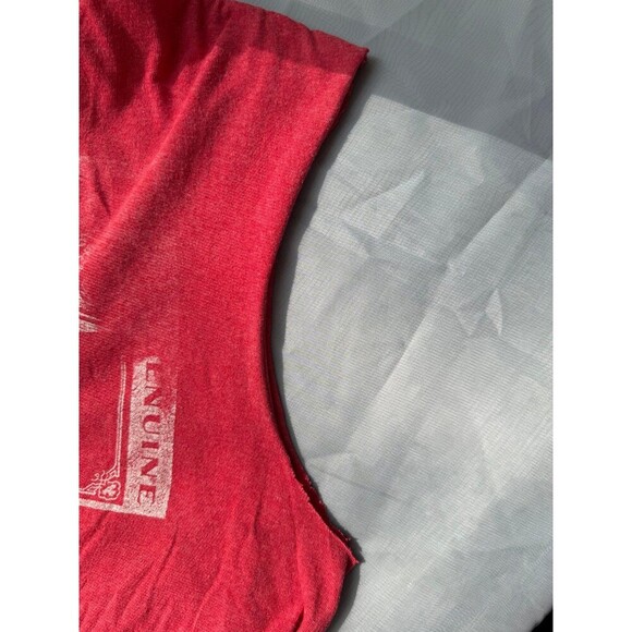 Budweiser red sleeveless Tshirt large - Picture 5 of 5